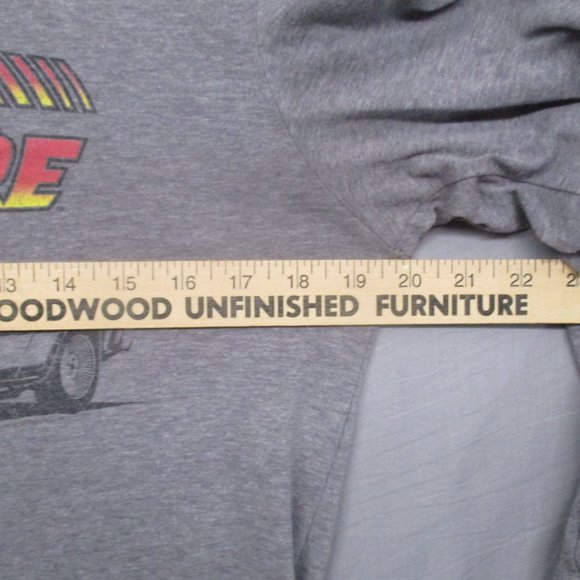 Old Navy Back To The Future Long Sleeve Shirt Gray Men Size | S - Picture 4 of 7